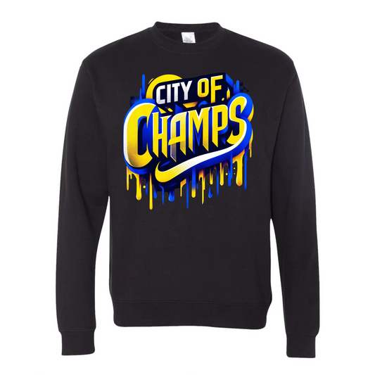 THA City of Champs Drip CrewNeck