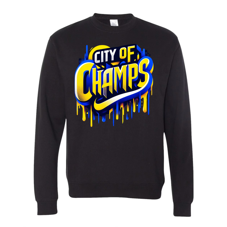 THA City of Champs Drip CrewNeck